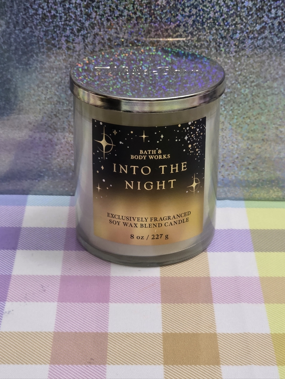 Bath & Body Works Into The Night Soy Wax Single Wick Candle 8oz NEW - Picture 1 of 5